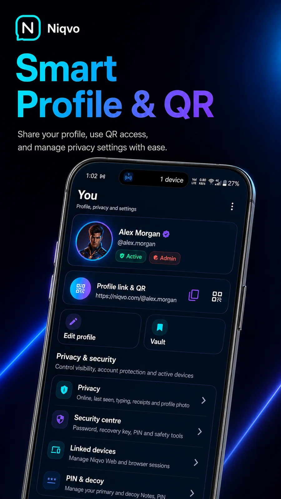 Smart Profile and QR